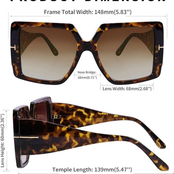 Leopard NEW sunglasses - Picture 2 of 7